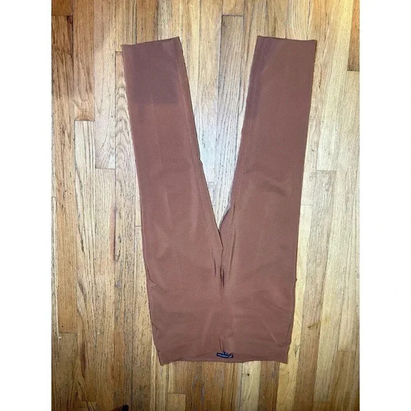 Adrianna Papell CROPPED PULL-ON PANT WITH TAILORED DETAILS IN TERRACOTTA Size 8 - Picture 1 of 7